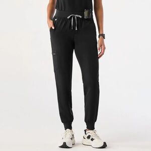 Figs Women's Black Track Jogger Pants